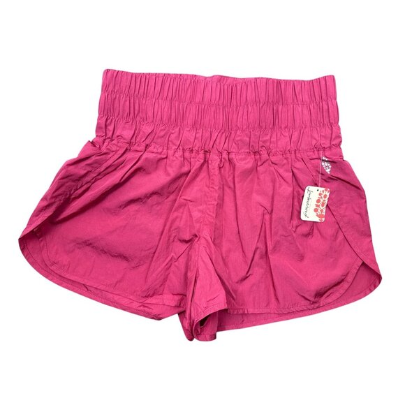 Free People Women's The Way Home Lined Shorts Wild Raspberry Size L - Picture 1 of 7
